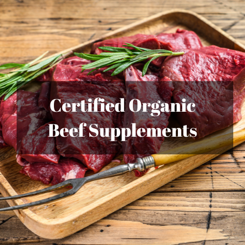 Certified Organic Beef Supplements