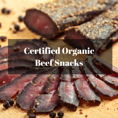 Certified Organic Beef Snacks